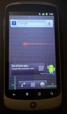 HTC Nexus One PB99100 Gray (Unlocked) Fast Ship Good Used Works Well 2.3.6 And - Image 1 of 4