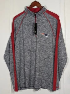 New England Patriots Antigua Men's XL 1/4 Zip Pullover Long Sleeve Athletic Top - Picture 1 of 4