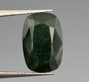 3.45ct green rutile quartz step coushion cut from pakistan - Picture 1 of 5