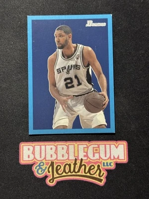 Bowman '48 2009-10 azul/1948 Tim Duncan #71 patio Foto 1 de 2