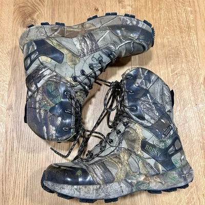 Rocky Sport Pro Hunting Boots Men's 8.5 Waterproof 400g Thinsulate Camouflage - Image 1 of 4