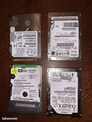 Lot de disque dur IDE occasion  2.5 pouces - Photo 1/2