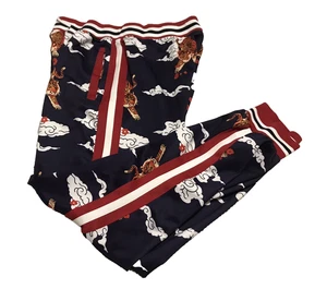 Pantalones deportivos Reason Chinese con estampado animal de tigre talla L bolsillos para hombre - Imagen 1 de 11