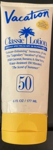 Vacation Classic Lotion Breitspektrum LSF 50 Sonnencreme - 6 flüssige Unzen/177 ml 2027 - Bild 1 von 2