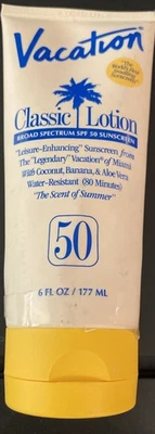 Vacation Classic Lotion Broad Spectrum SPF 50 Sunscreen - 6 fl oz / 177 mL 2027 - Image 1 of 2