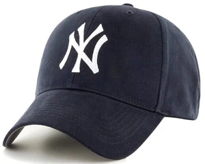 NEW YORK YANKEES HAT MLB NY BASEBALL NAVY BLUE AUTHENTIC CLASSIC TEAM LOGO CAP - Picture 1 of 3