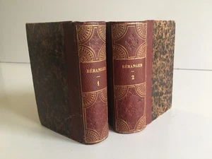 Lieder von P.-J. Beranger 1815-1834-51 10 im Jahr 1847 Papagei 1858 Elzevirienne - Bild 1 von 13