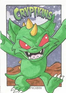 1/1 Cryptkins Chupacabra - ANDY BOHN - Picture 1 of 1