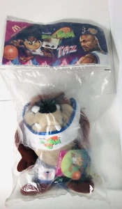 Vintage Space Jam 1996 Taz Tasmanian Devil Looney Tunes McDonald's Plush Toy - Picture 1 of 6