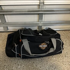 Harley-Davidson Rare Rolling Wheel Duffel Bag Suitcase - Picture 1 of 4
