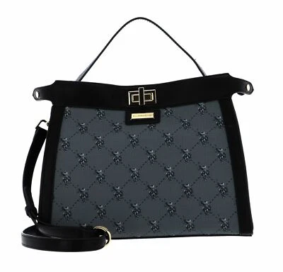 U.S. POLO ASSN. Hampton Handle Bag Black - Imagen 1 de 4