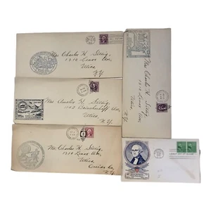 US FDC First Day Cover George Washington Bicentennial Commission 1932 Lot Of 5 - Picture 1 of 10