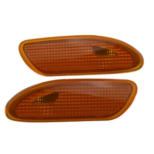 2PCS Front Left + Right Marker Light Bumper Turn Signal Lamp For Benz C-Class - Picture 1 of 12
