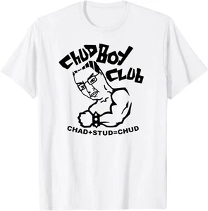 CHUD BOY CLUB CHAD STUD MEME T-Shirt Hoodie - Picture 1 of 13
