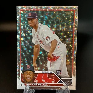 2023 Topps Brayan Bello Rookie Silver Pattern Foilboard #185 Boston Red Sox - Bild 1 von 2