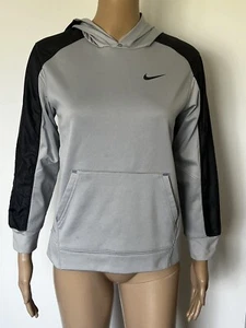Nike Childrens Hooded Jumper Light Blue W/ Charcoal Size M Active Wear Running - Picture 1 of 8
