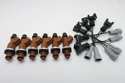 X6 Genuino BOSCH INYECTORES DE COMBUSTIBLE 315CC LEXUS SC300 1995-1997 L6 3.0 ACTUALIZACIÓN Foto 1 de 4