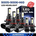For Lexus LS430 2001-2006 - 6x 6000K LED Headlight Bulbs High Low Beam Combo Kit