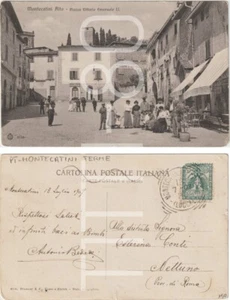 MONTECATINI ALTO - PIAZZA VITTORIO EMANUELE II (PISTOIA) 1907 - Imagen 1 de 1