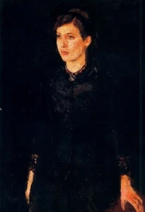 Oil painting Sister-Inger-Edvard-Munch-oil-painting lady woman art young girls - Picture 1 of 1