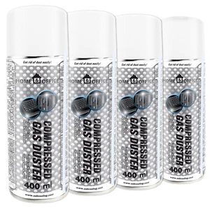 4x AABCOOLING H&O Compressed Gas Duster 400ml DRUCKLUFTREINIGER LUFTDRUCKSPRAY - Photo 1/10