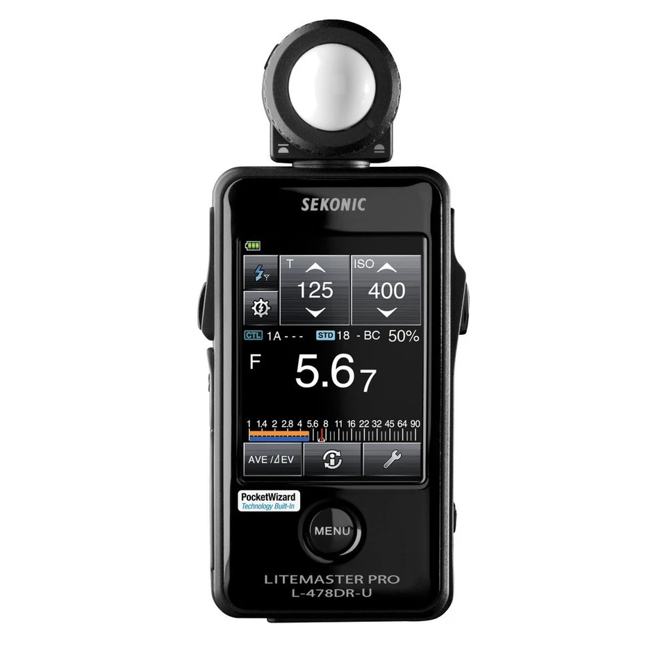 Sekonic LiteMaster Pro L-478DR-U Light Meter for PocketWizard System 401-477