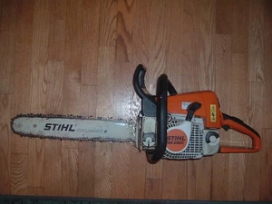 STIHL CHAINSAW MODEL 250 MS 250C 45CC for parts or repair no returns 16" bar - Picture 1 of 8