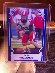2022 Leaf Draft Blue #05 Caleb Williams (RC) USC Chicago Bears First Draft Pick - Picture 1 of 2