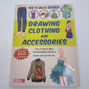 How to Create Manga Drawing Clothing and Accessories Book Tuttle - Picture 1 of 4