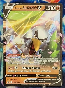 Galarian Sirfetch'd V SWSH043 SWSH: Sword & Shield Promo Cards Holo - Picture 1 of 2