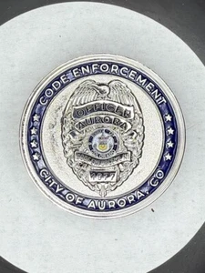 Moneda Desafío Aurora Code Enforcement Officer Colorado 1977 - Imagen 1 de 2