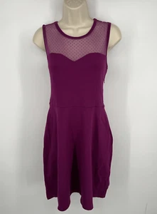 Red Valentino Ponte Kleid Damen Größe Large Mengenta Lila Spitze D'Espirit - Bild 1 von 5