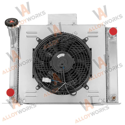 3 Row Radiator Shroud Fan For Ford Ranger Compact Truck GM V8 CONVERSION 1983-94 - Imagem 1 de 4