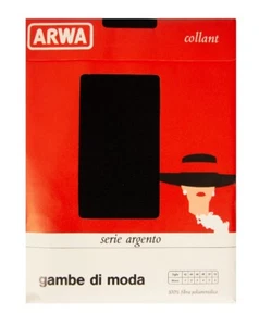 SG Collant calze donna lavorate gambe di moda serie argento fashion style ARWA a - Foto 1 di 3
