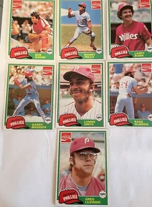 1981 Topps Coca-Cola Phillies Team - Picture 1 of 2