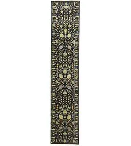 Handmade Osh Chobi Oriental Runner Rug 2'6X12'3 ft Floral Wool Carpet Hallway - Picture 1 of 16