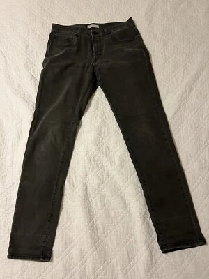 Uniqlo Men's Gray Ultra Stretch Skinny Tapered Jeans 31x34 - Image 1 of 4