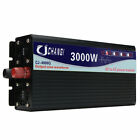 3000W Power Inverter Pure Sine Wave Converter Dc12/24/48V To Ac110v With Lcd