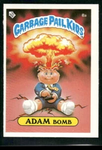 1985 Topps GPK Series 1 (UK) Mini Award Card #8a Adam Bomb Matte Back NM+ - Picture 1 of 2