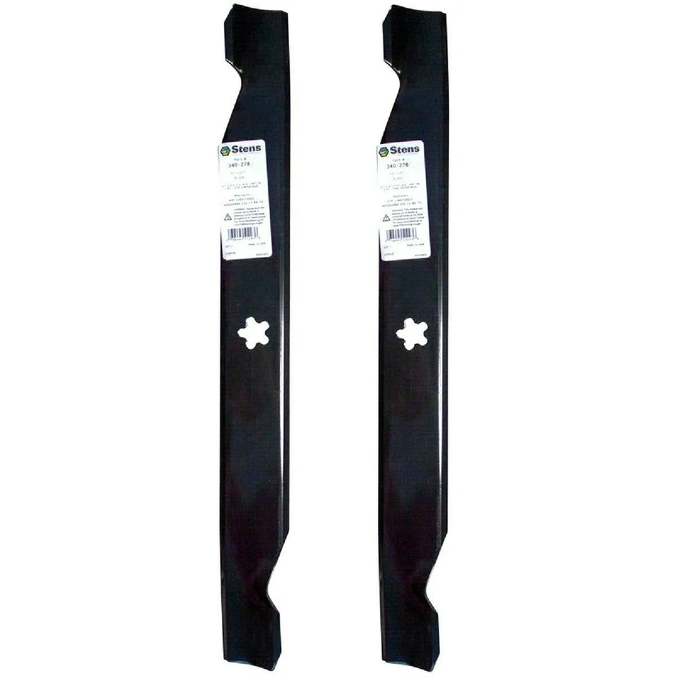 2 Blades fit Husqvarna 532127843 532138498 532138971 42" Deck Riding Lawn Mower - Image 1 of 1