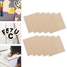 10 Pieces Of Unpainted Wooden Pieces, Wooden Boards For Art Projects, Craft