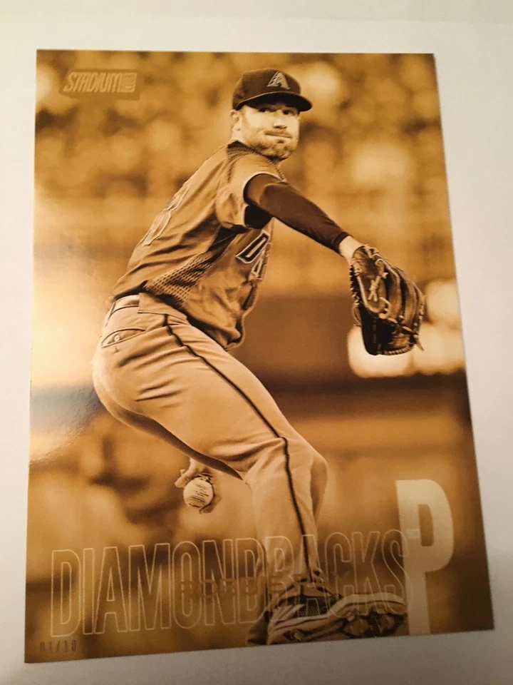 2018 Topps Stadium Club Jumbo 5x7 Robbie Ray DBacks 112 Gold 01/10 - Image 1 of 1