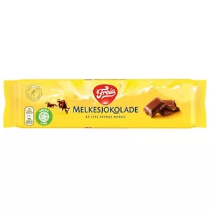Melkesjokolade: Norwegian Milk Chocolate bar from Freia 200 grs. Made since 1920 - Picture 1 of 4