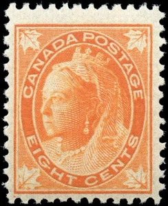 Canada Mint NH  F+ 8c Scott #72 1897 Queen Victoria Issue Stamp - Bild 1 von 2