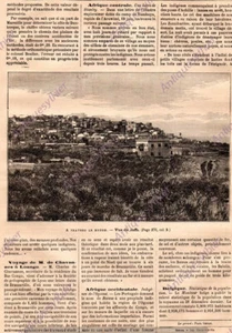JAFFA YAFO VUE GENERALE OVERVIEW ARTICLE PRESSE JV 1888 SUR 2 PAGES - Picture 1 of 1