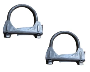 GM 2378617 Genuine OEM 2-1/2" Exhaust Pipe Steel Clamp Loop Assembly Lot of 2 - Picture 1 of 1