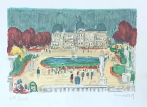 André Cottavoz "Versailles" Original Lithograph S/N - Picture 1 of 1