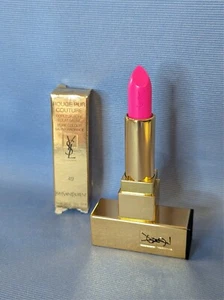 YSL ROUGE PUR COUTURE Lipstick 49 Pink Tropical Full-Size READ INFO Global Ship - Bild 1 von 6