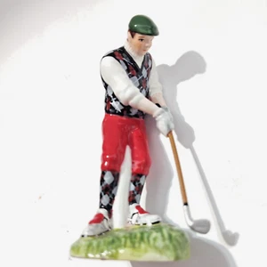 Figura de golfista DEPARTMENT 56 de colección con atuendo tradicional con club - miniatura - Imagen 1 de 8