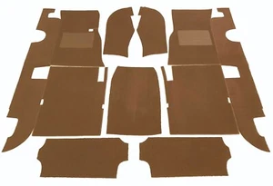 Kit alfombra terciopelo coñac para Jaguar Mark X (MK10) y 420G 1961-1970 - Imagen 1 de 1